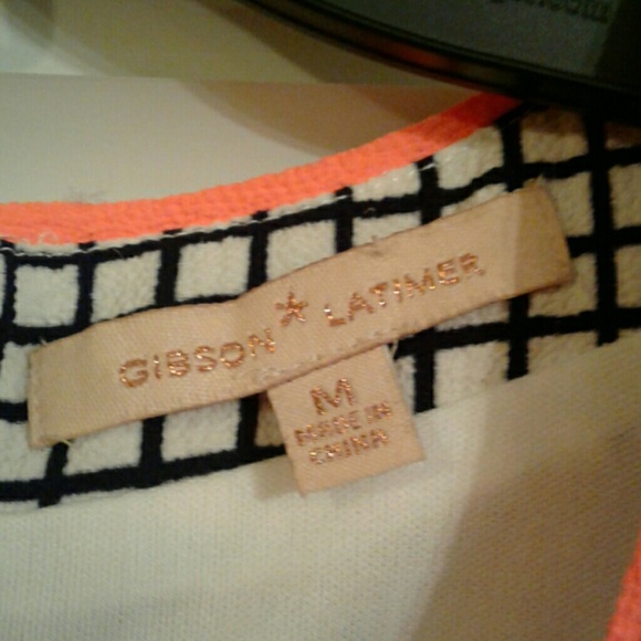 Gibson & Latimer Orange Black Geometric Maxi Dress - Picture 6 of 8